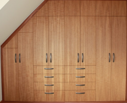 fitted oak wardrobe