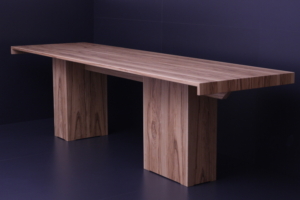 Flows Dining Table in Olive Ash